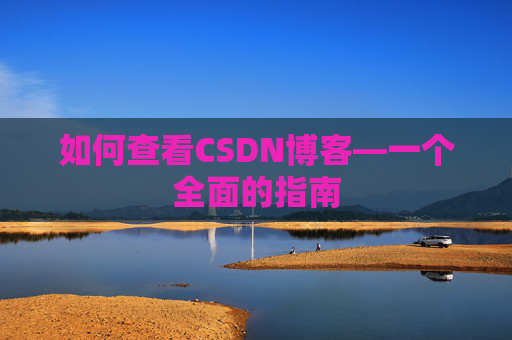 如何查看CSDN博客—一个全面的指南